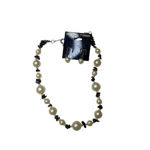 Fashion Earrings Faux Pearl Necklace and Earrings Brand New. NWT
